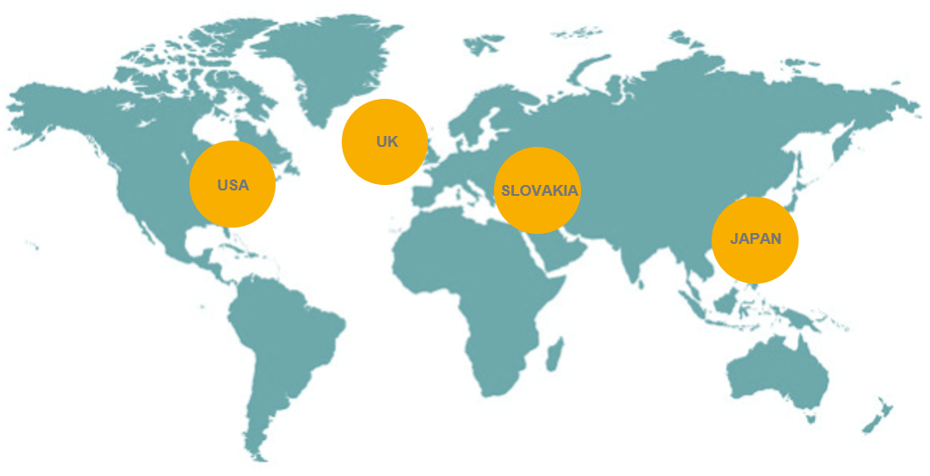 Image of our facilities around the world