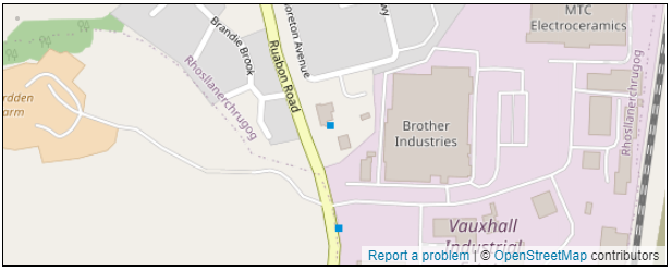 Map image of the location of our site so customers and partners can locate us