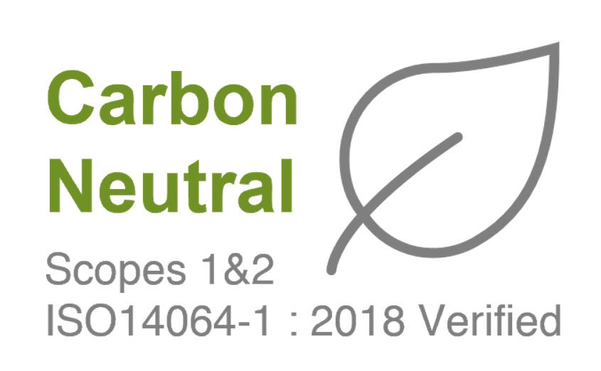 carbon neutral logo, a certification that was awared to Brother Industries UK for our approach to improving our environmental impact